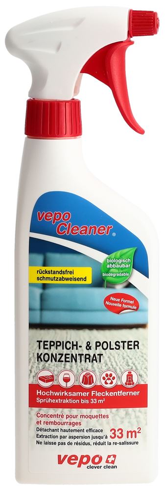 VepoCleaner nettoyant moquettes + rembourrages concentré et détachant spray, image principale