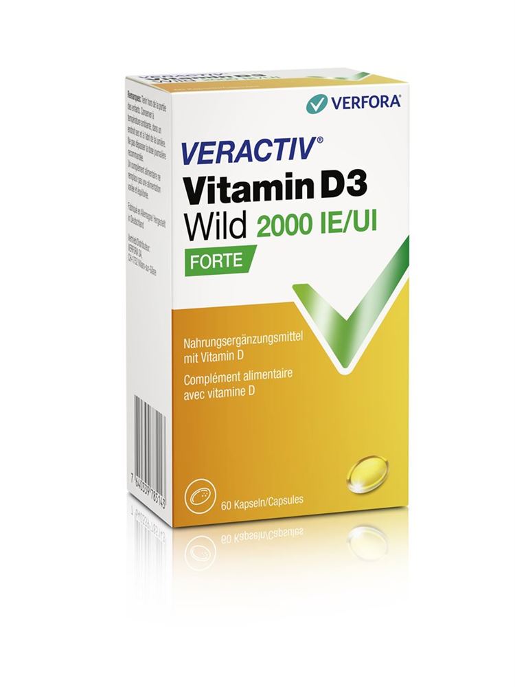 VERACTIV Vitamin D3 Wild 2000 IE