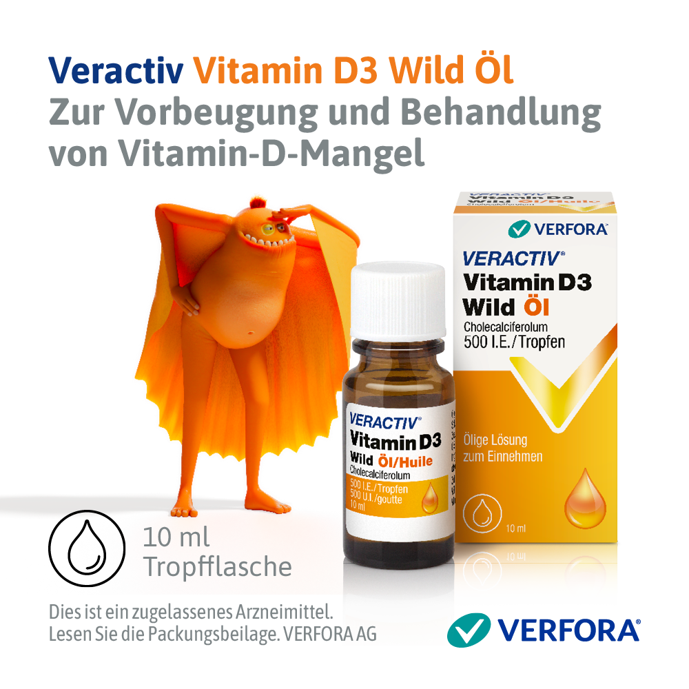VERACTIV Vitamin D3 Wild 500 IE/Tropfen, Bild 2 von 5
