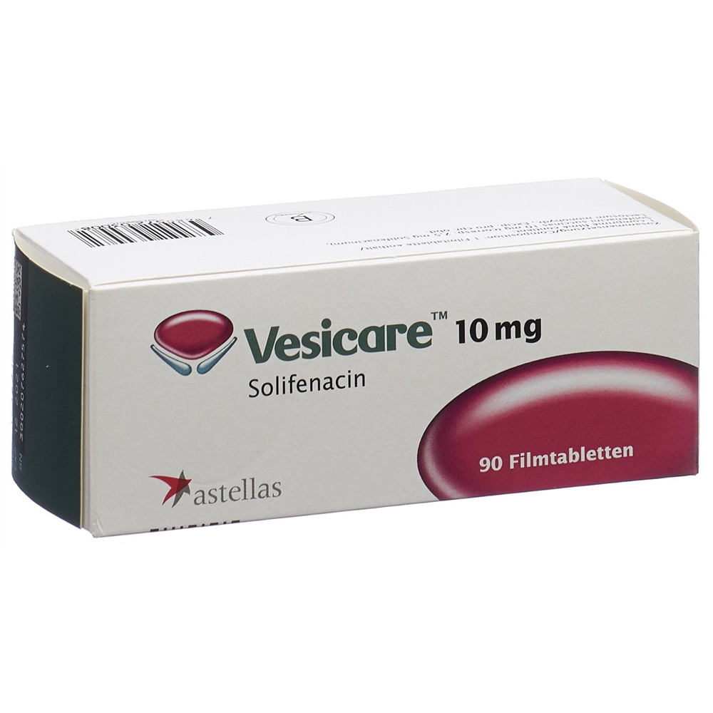 VESICARE cpr pell 10 mg blist 90 pce, image principale