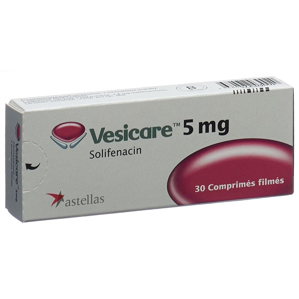 VESICARE cpr pell 5 mg blist 30 pce, image 2 sur 2