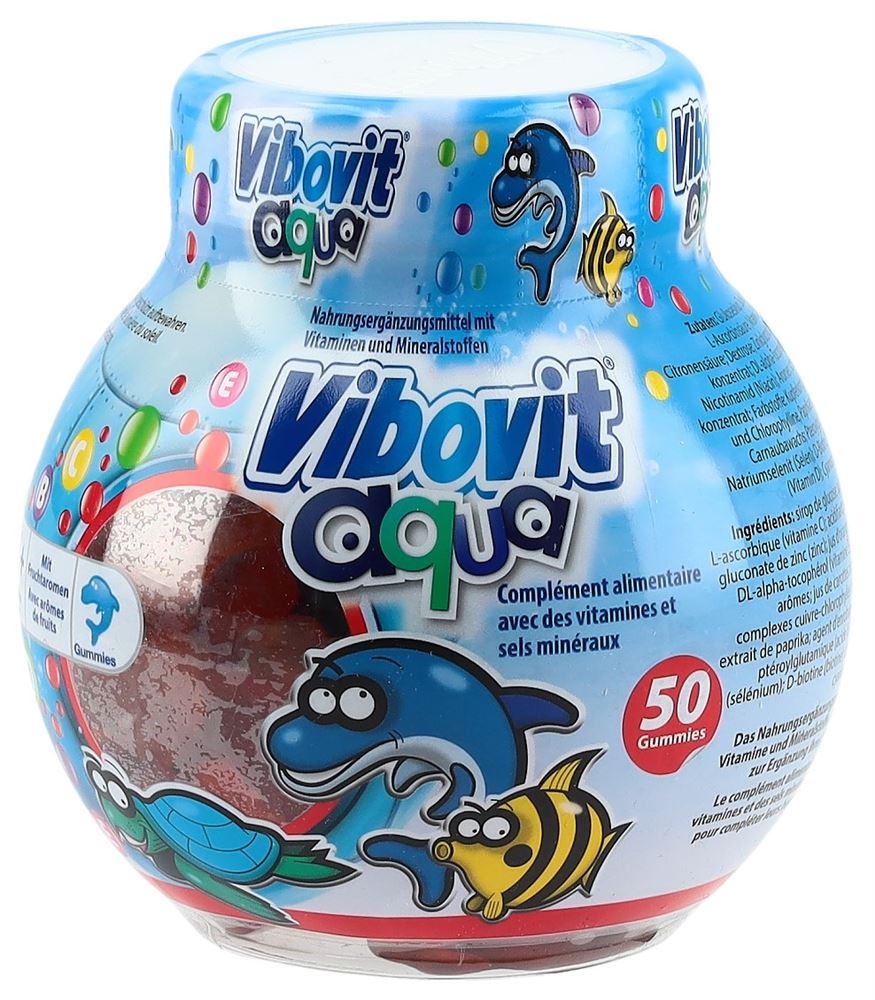 VIBOVIT aqua gommes aux fruits