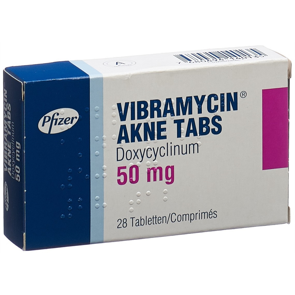 VIBRAMYCINE Akne 50 mg, Hauptbild