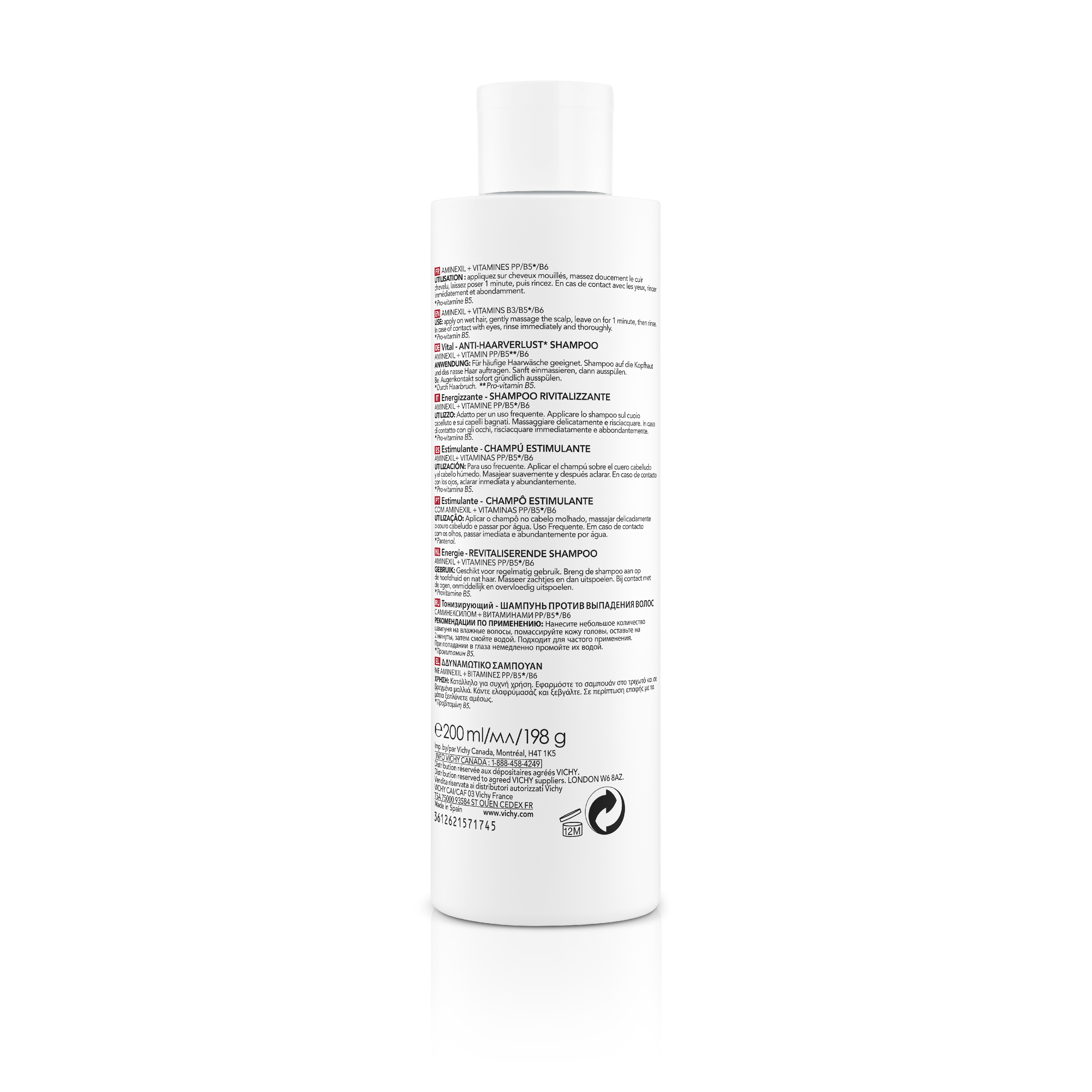 Vichy Dercos Vital Shampoo, image 5 sur 6