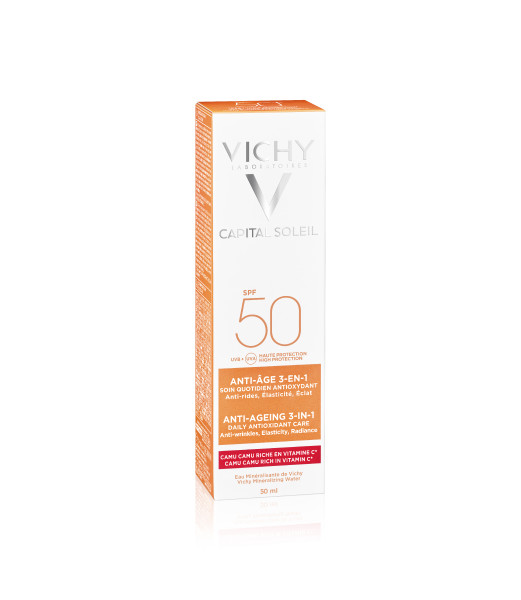 Vichy Ideal Soleil Anti-Age Creme, Bild 3 von 3