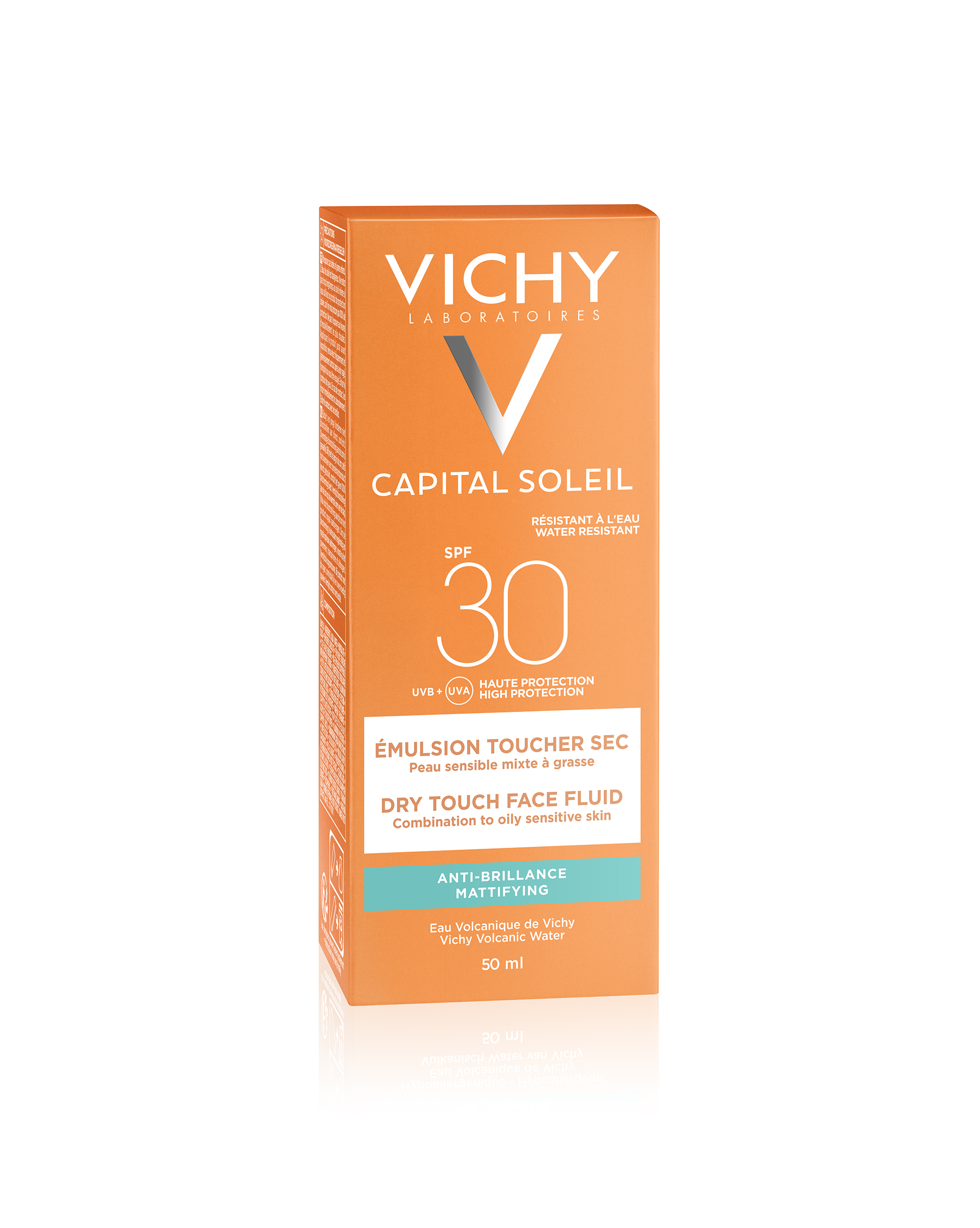 Vichy Ideal Soleil Emulsion anti-brillance toucher sec, image 3 sur 3