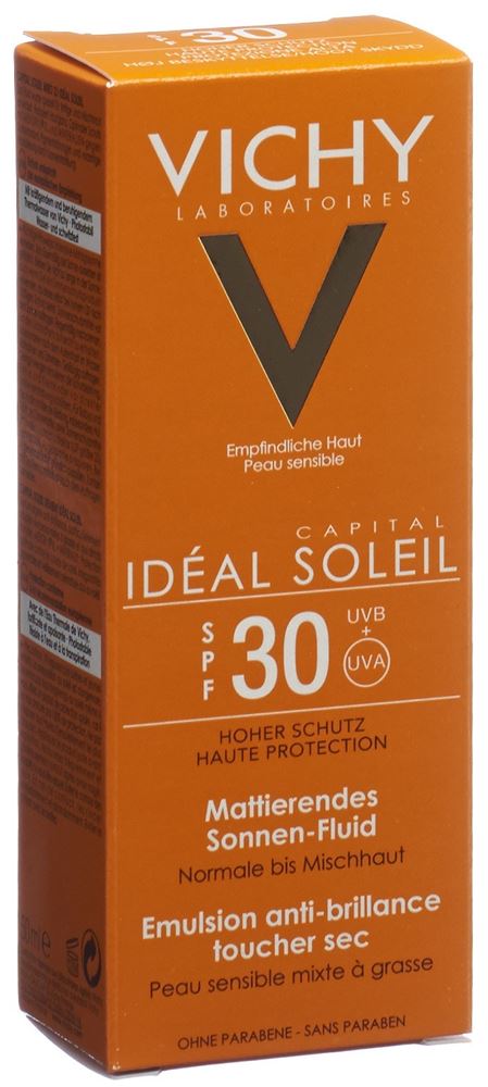 Vichy Ideal Soleil Emulsion anti-brillance toucher sec