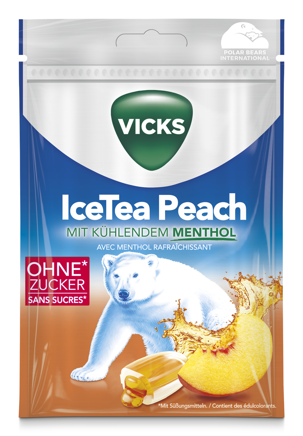 Vicks Ice Tea Peach, Hauptbild