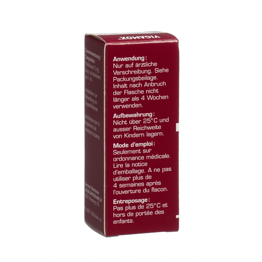 VIGAMOX Gtt Opht Fl 5 ml, Bild 2 von 2