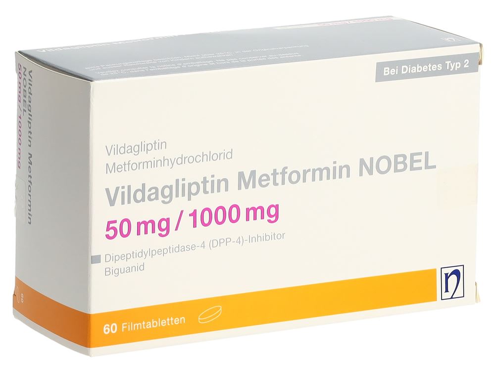 VILDAGLIPTIN Metformin NOBEL, image principale