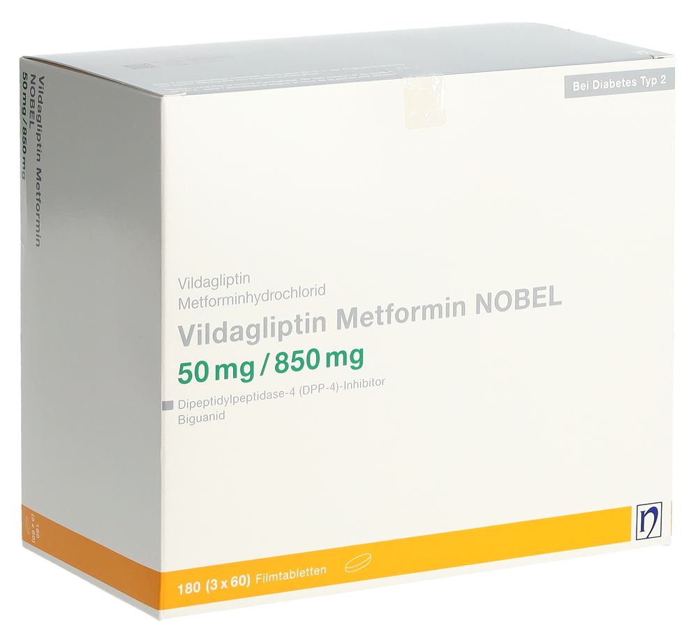 VILDAGLIPTIN Metformin NOBEL, image principale VILDAGLIPTIN Metformin NOBEL, image principale