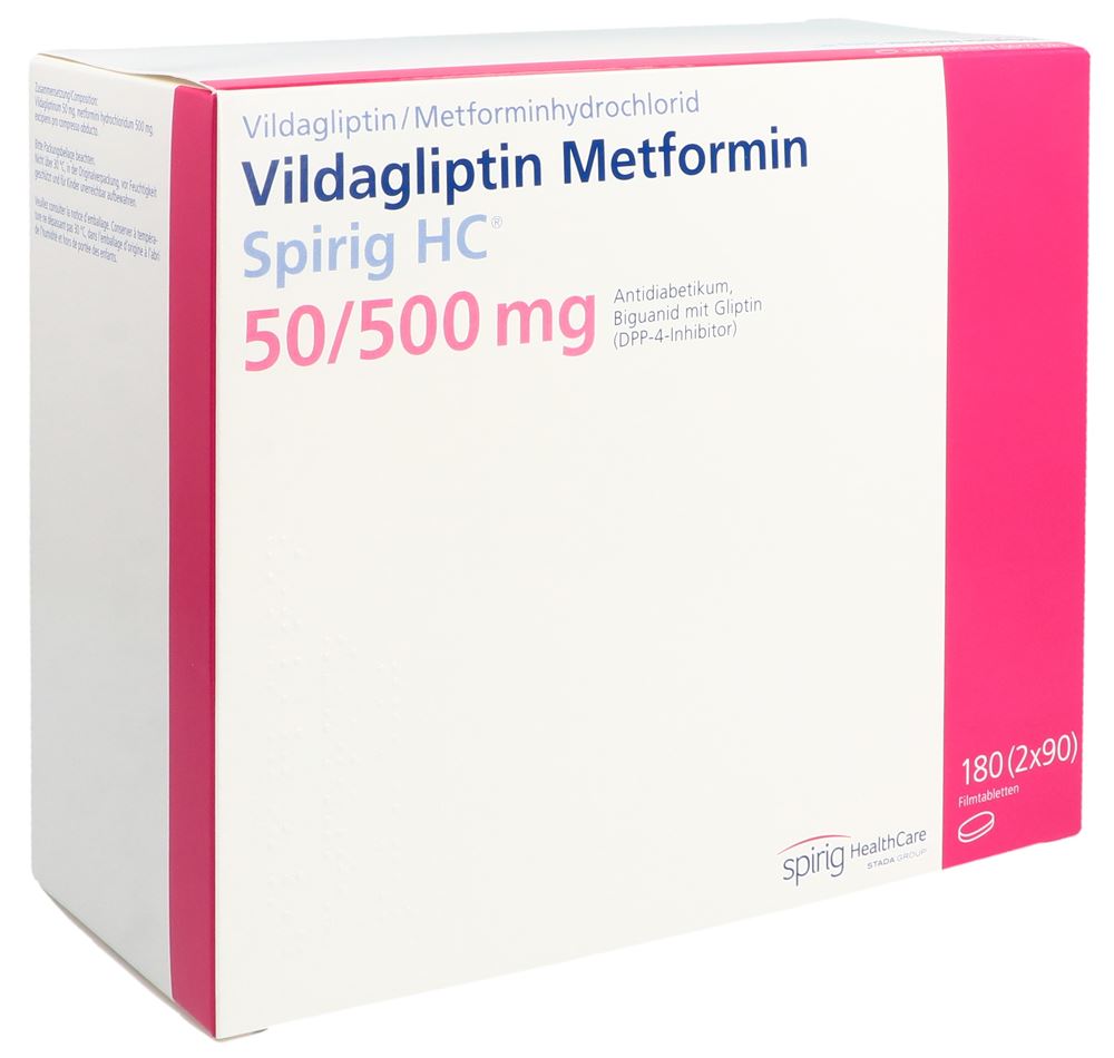 VILDAGLIPTIN Metformin Spirig HC, Hauptbild