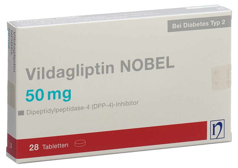 VILDAGLIPTIN NOBEL 50 mg, Hauptbild