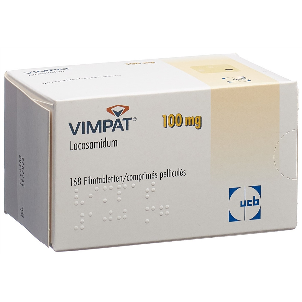 VIMPAT cpr pell 100 mg blist 168 pce, image principale
