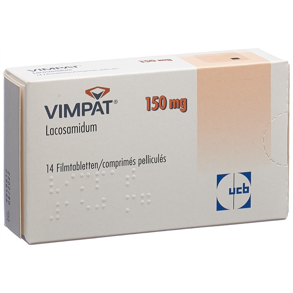 VIMPAT cpr pell 150 mg blist 14 pce, image principale