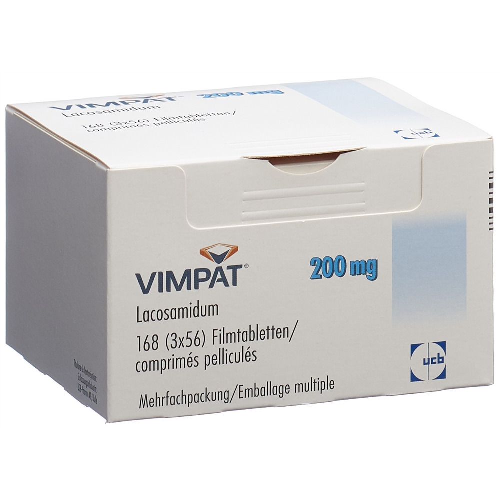 VIMPAT cpr pell 200 mg blist 56 pce, image principale