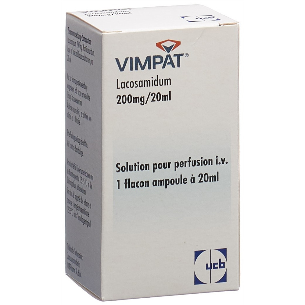 VIMPAT Inf Lös 200 mg/20ml i.v. Durchstf 20 ml, Hauptbild