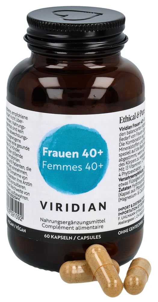 VIRIDIAN femmes 40+ multivitamine