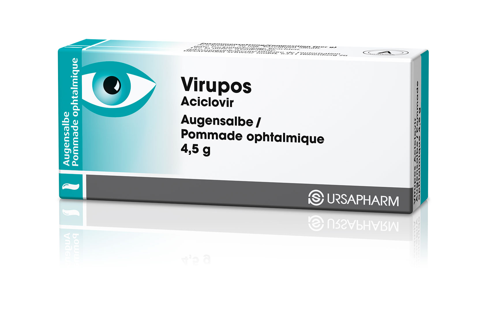 VIRUPOS Augensalbe 30 mg/g Tb 4.5 g, Hauptbild