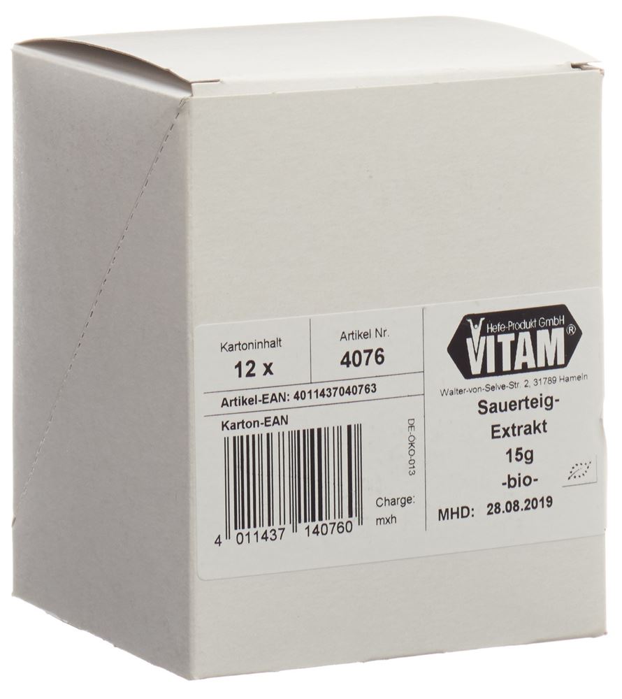 VITAM Sauerteig Extrakt, Hauptbild VITAM Sauerteig Extrakt, Hauptbild