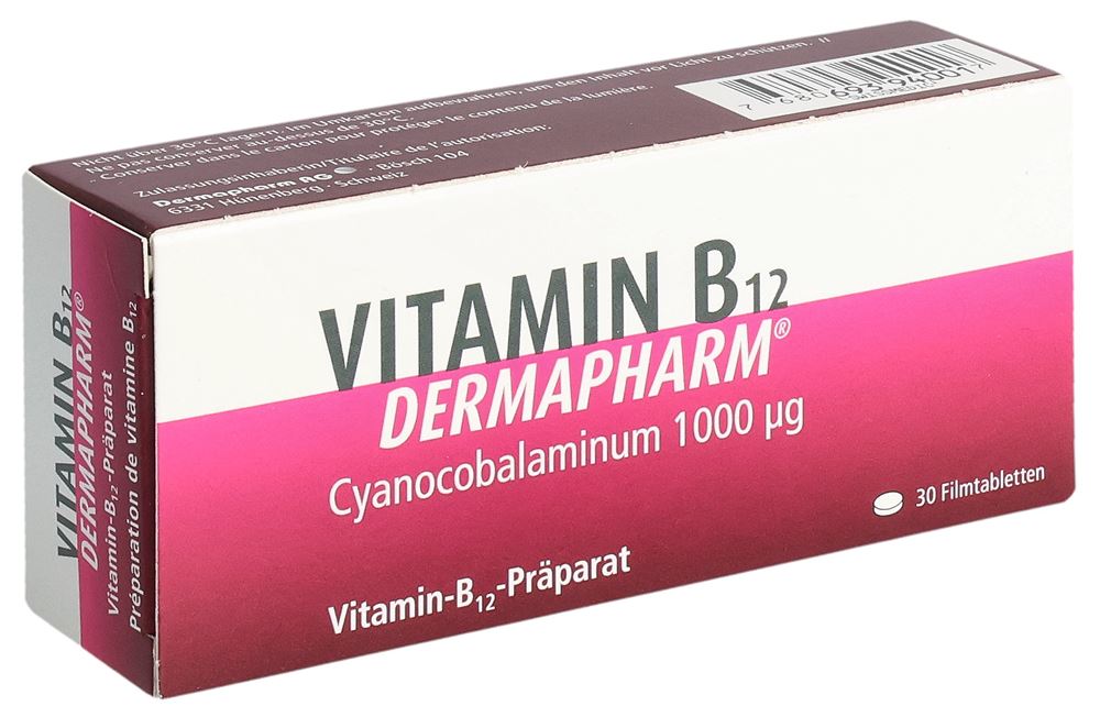 VITAMINE B12 Dermapharm 1000 mcg, image principale