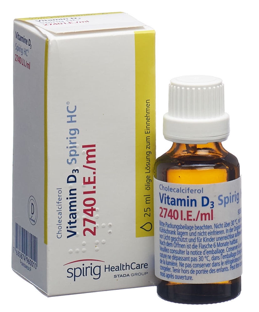 VITAMINE D3 Spirig HC 2740 IE/ml, image 2 sur 4