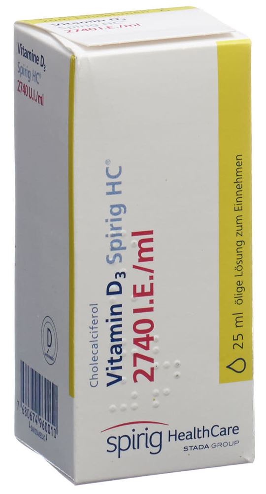 VITAMINE D3 Spirig HC 2740 IE/ml, image principale