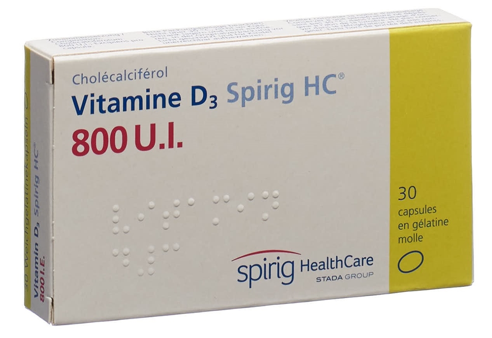 VITAMINE D3 Spirig HC 800 IE, image 4 sur 4