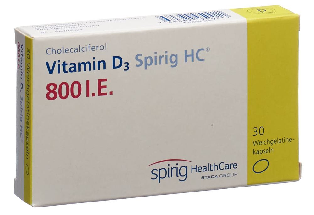 VITAMINE D3 Spirig HC 800 IE, image principale