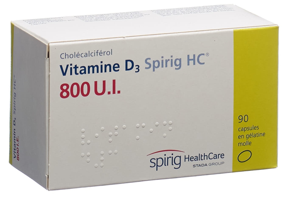 VITAMINE D3 Spirig HC 800 IE, image 4 sur 4