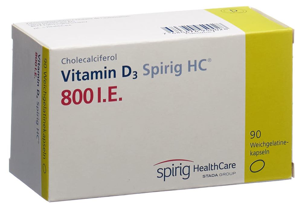 VITAMINE D3 Spirig HC 800 IE, image principale