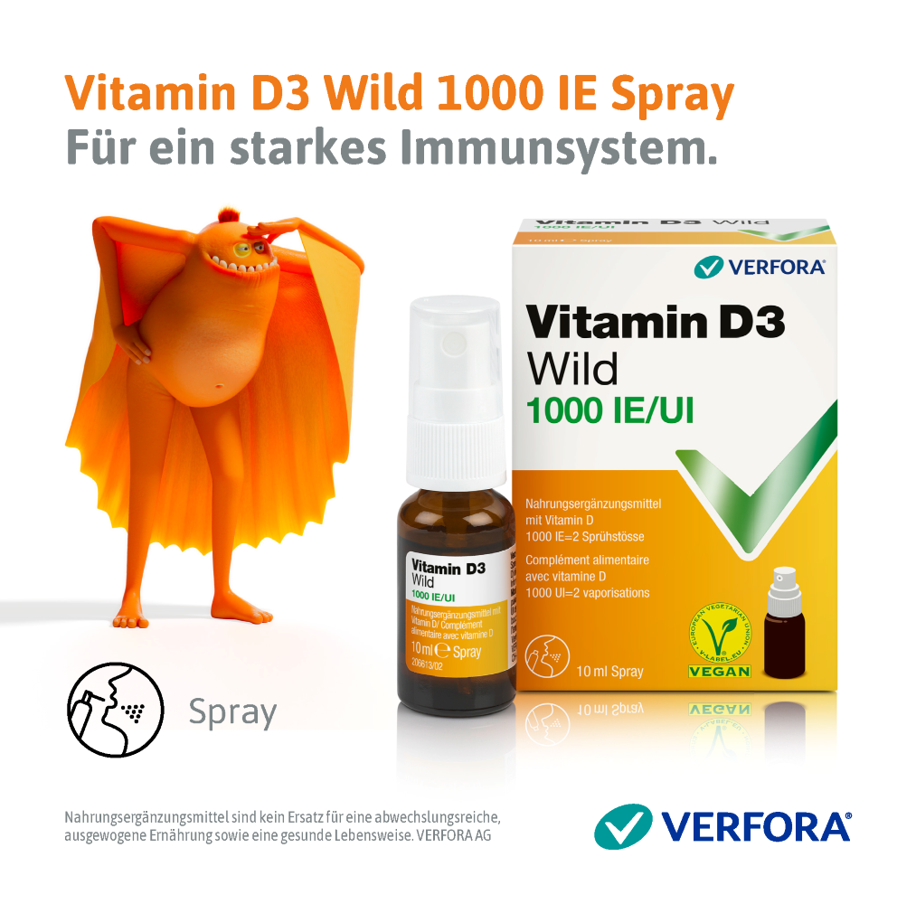 VITAMINE D3 WILD Spray 1000 IE vegan 10 ml, Bild 2 von 5