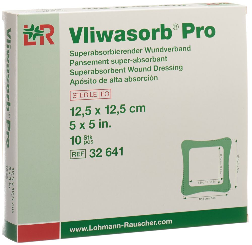 Vliwasorb Pro Superabsorbierender Wundverband