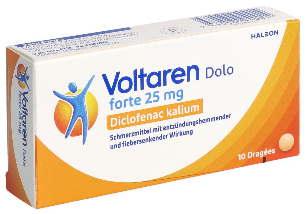 Voltaren Dolo forte 25 mg, Hauptbild