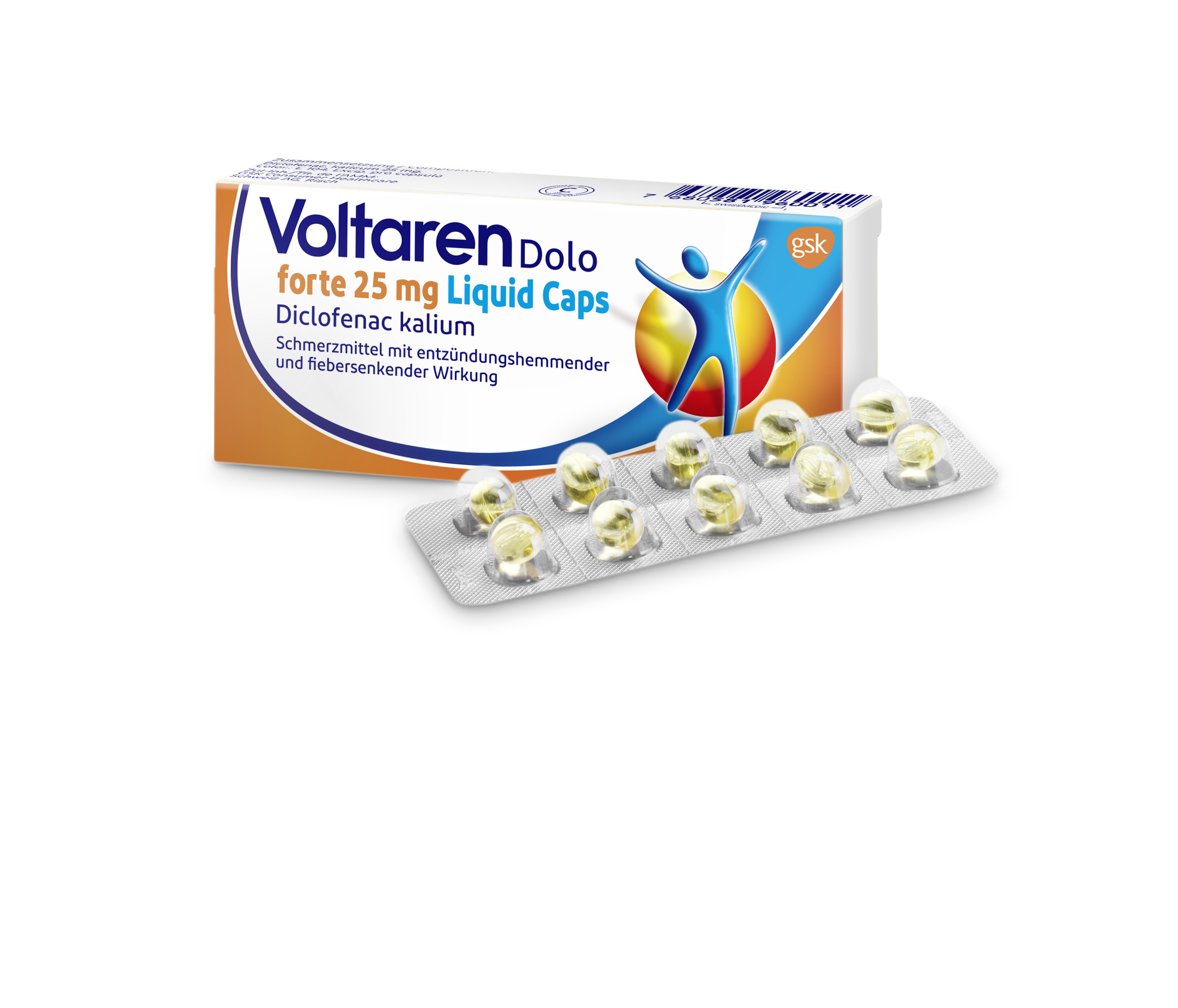 VOLTARENE forte Liquid Caps 25 mg, image 2 sur 4