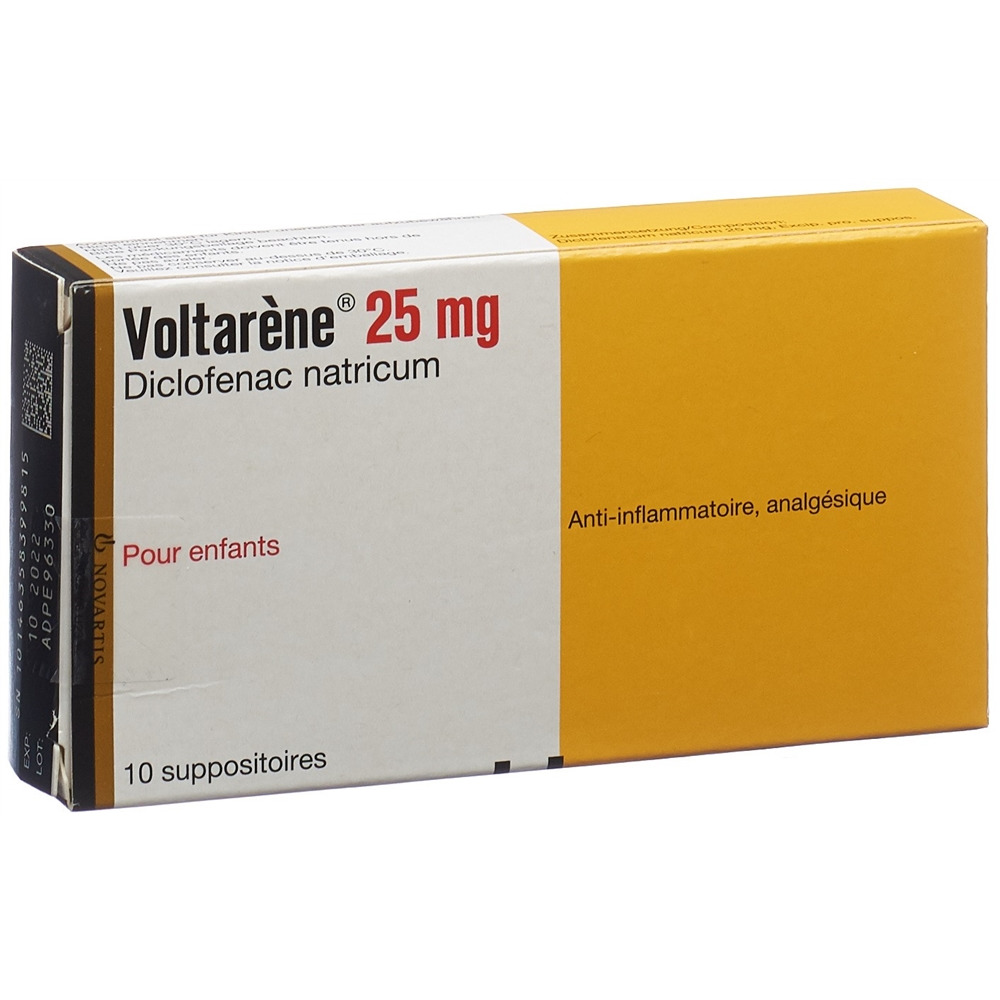 Voltaren Supp 25 mg Kind 10 Stk, Bild 2 von 2