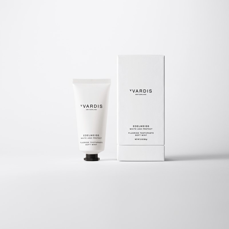 VVARDIS EDELWEISS White & Protect Zahnpasta, Hauptbild