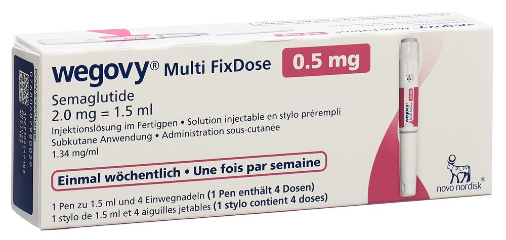 Wegovy Multi FixDose 0.5 mg, Hauptbild