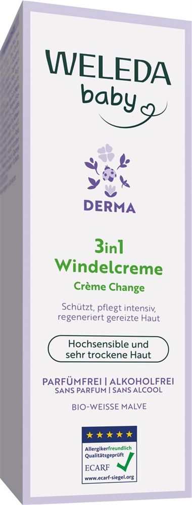 Weleda baby DERMA 3en1 crème change, image principale