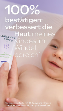 Weleda baby DERMA 3in1 Windelcreme, Bild 3 von 5