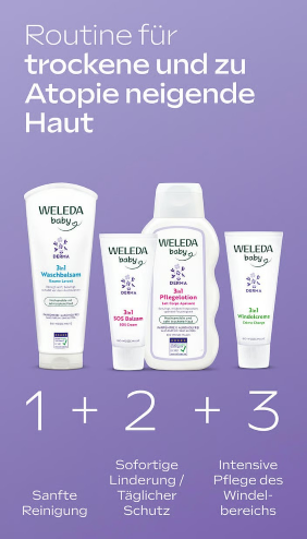 Weleda baby DERMA 3in1 Windelcreme, Bild 5 von 5