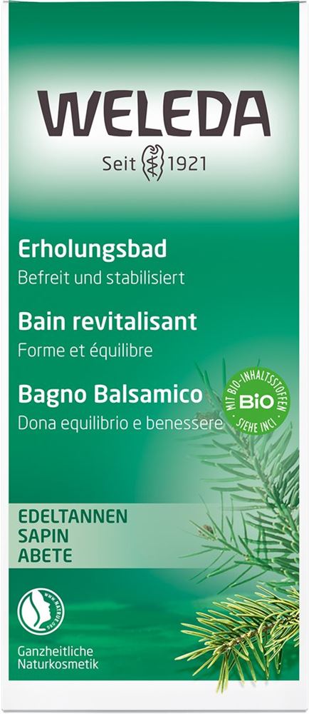 Weleda bain revitalisant