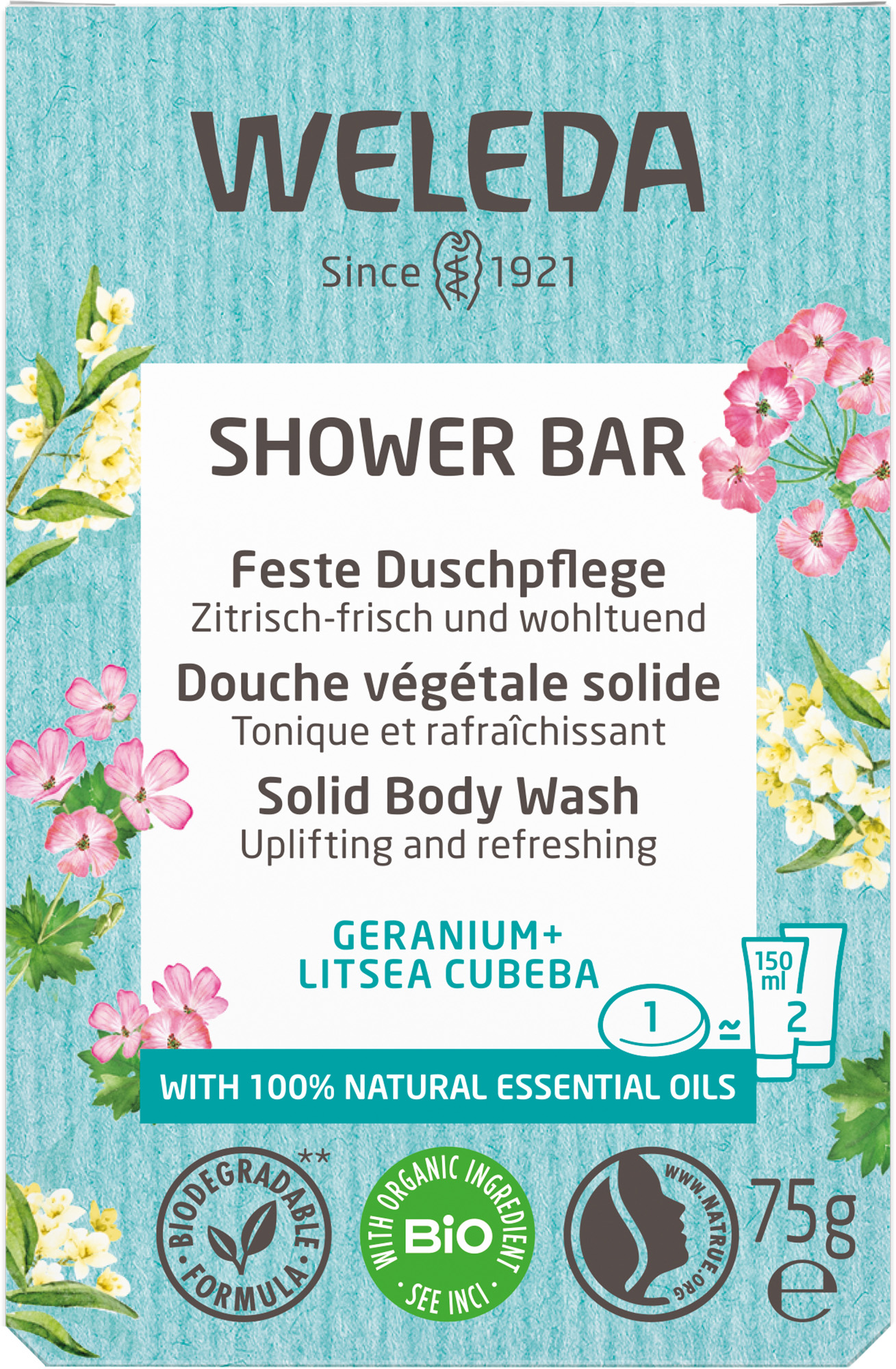 Weleda douche végétale solide, image principale