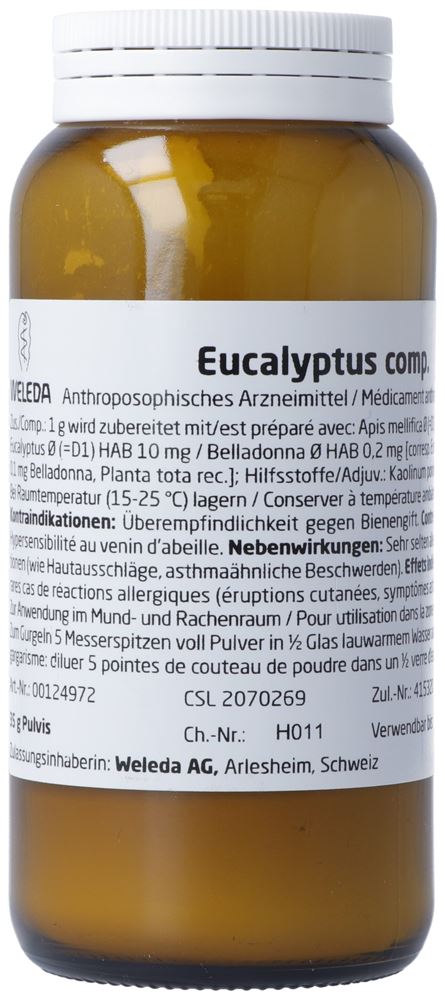 Weleda eucalyptus comp., image principale