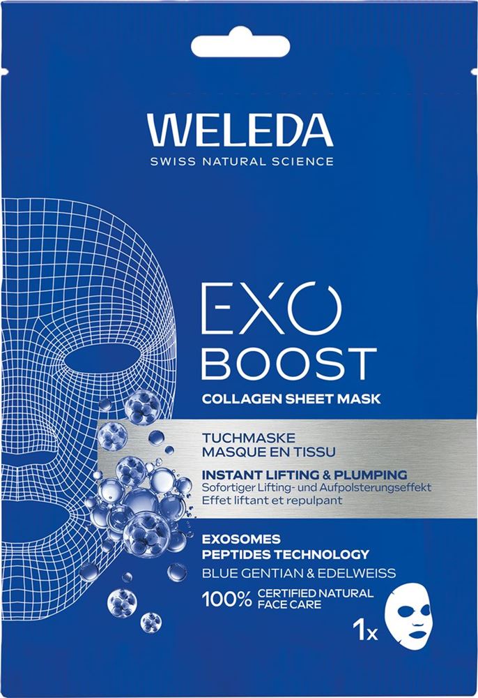 Weleda exo boost collagen masque en tissu