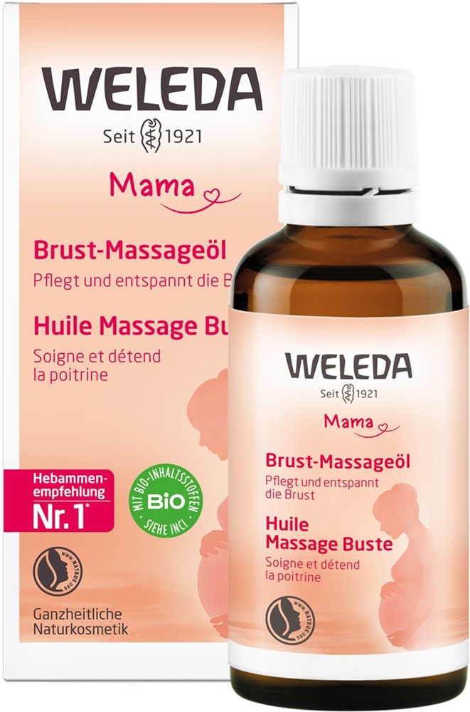 Weleda MAMA Brust-Massageöl, Bild 2 von 3