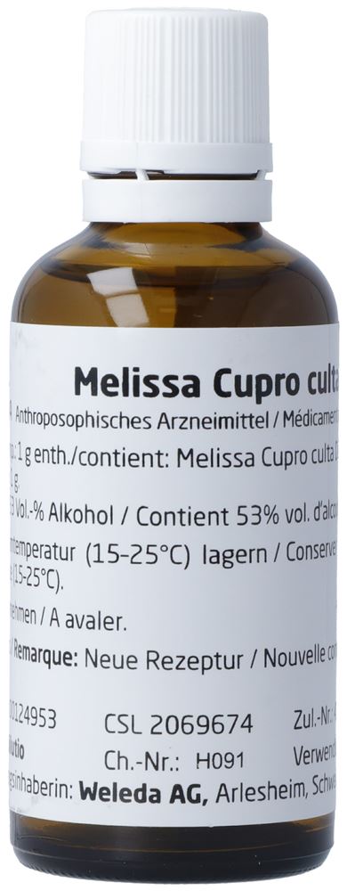 Weleda melissa cupro culta 2 D, image principale