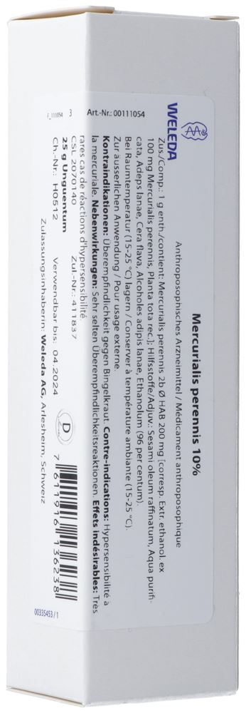 Weleda mercurialis perennis 10 %