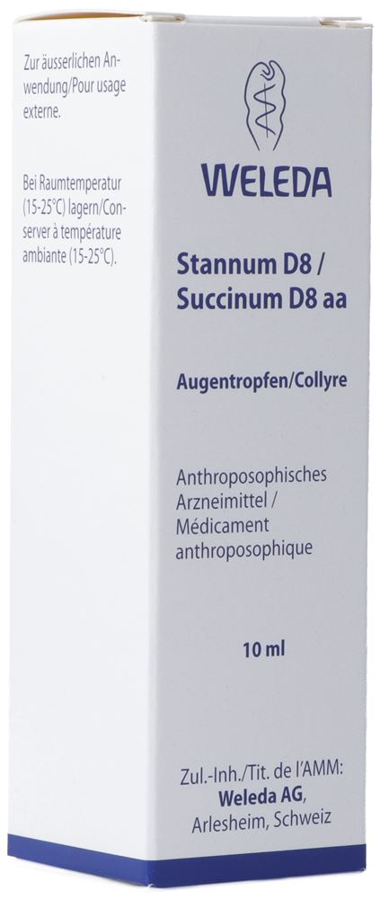 Weleda stannum metallicum praeparatum 8 D/succinum 8 D aa