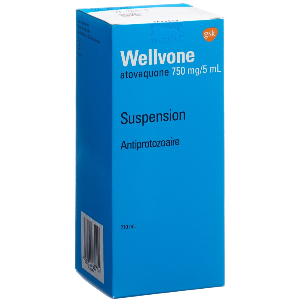 WELLVONE susp 750 mg/5ml 210 ml, image 2 sur 2